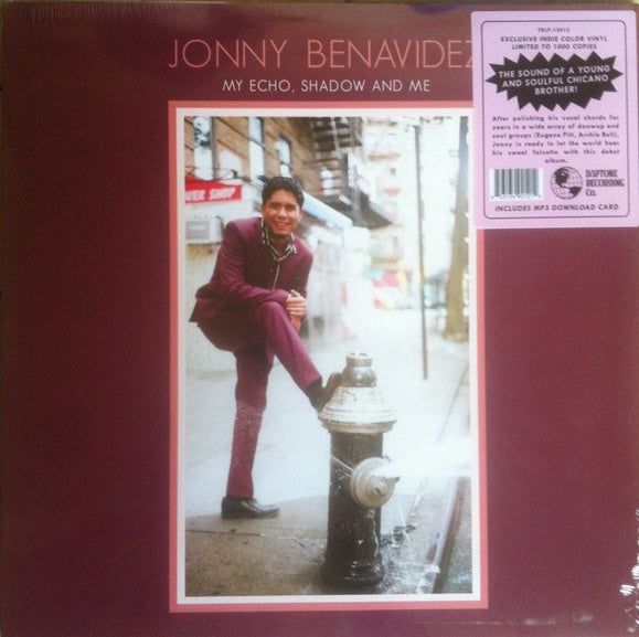 Jonny Benavidez ‎– My Echo, Shadow And Me, 2023 Timmion Records ‎– TRLP-12012 Coloured Vinyl