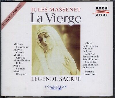 Jules Massenet - La Vierge, Michèle Command, Patrick Fournillier. 2xCD 1991 Austria, Koch Schwann – CD 313 084 K2