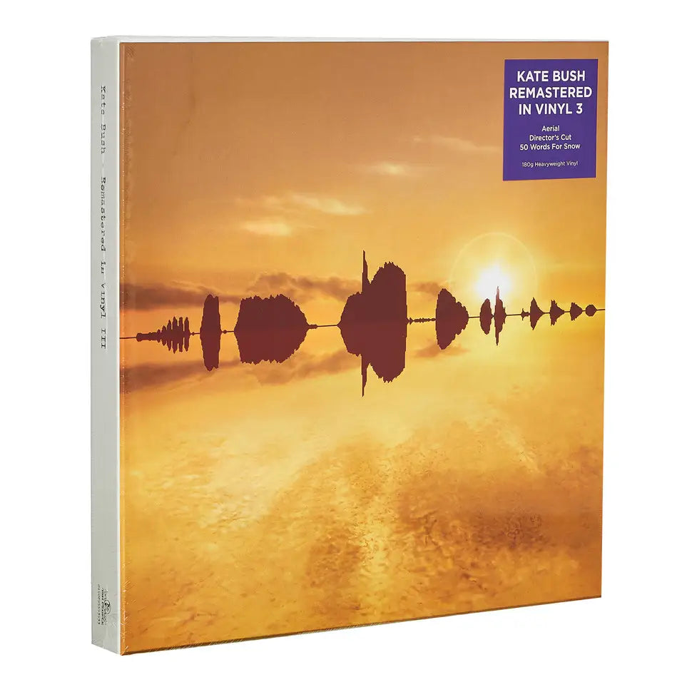 Kate Bush Remastered in Vinyl 3 3xLP Box Set, collectible vinyl, art-pop, progressive, multi-disc box set, iconic album artwork