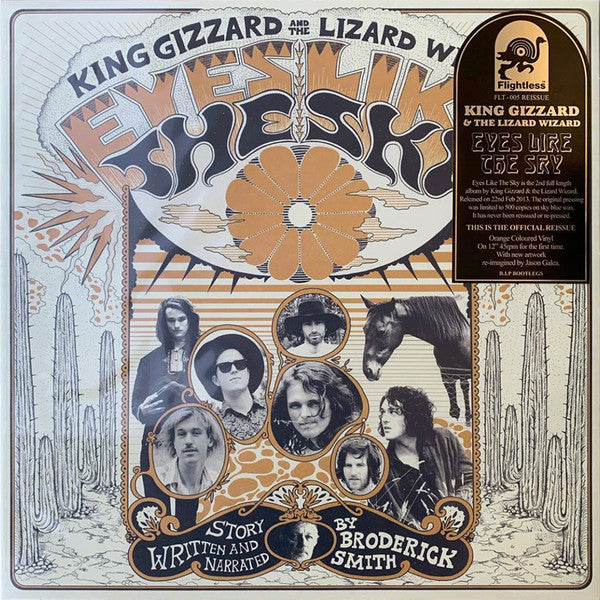King Gizzard And The Lizard Wizard – Eyes Like The Sky, Orange Vinyl LP