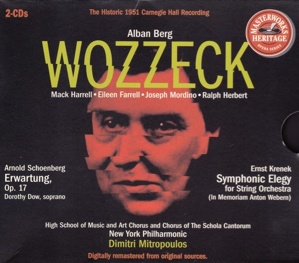 Alban Berg - Wozzeck, Mitropoulos. Schoenberg. Krenek. E.U. 1997 Sony Classical – MH2K 62759
