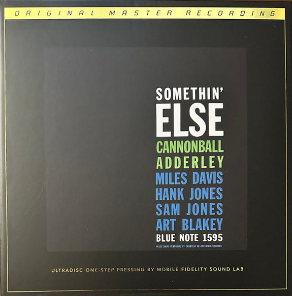 Cannonball Adderley - Somethin' Else. MFSL UltraDisc One-Step ‎– LMFUD1S-022 45RPM 2xLP Box Set