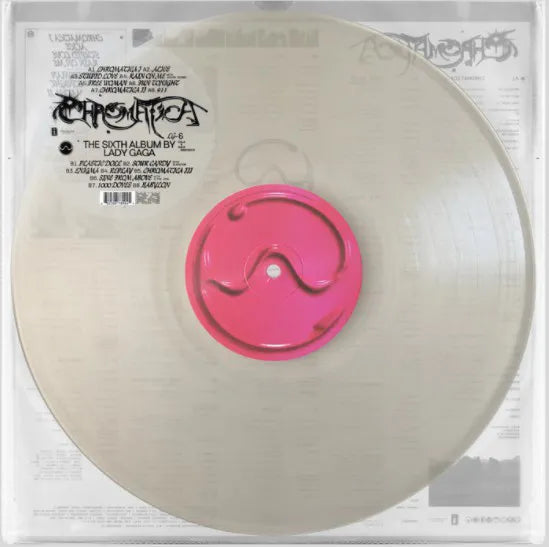 Lady Gaga – Chromatica Milky Clear LP, limited edition pop/dance collectible vinyl record
