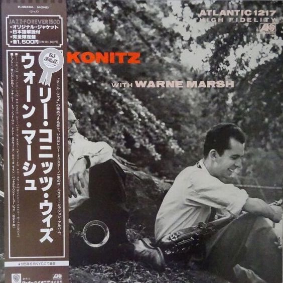 Lee Konitz With Warne Marsh, 1976 Atlantic P-4549A Japan LP & OBI