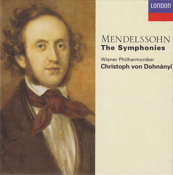 Mendelssohn - he Symphonies, Christoph von Dohnányi, Wiener Philharmoniker , E.U. 1996 London Records ‎– 448 514-2 3xCD Box Set