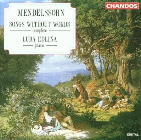 Mendelssohn - Songs Without Words (Complete), Luba Edlina, EU 1991 Chandos CHAN 8948/9