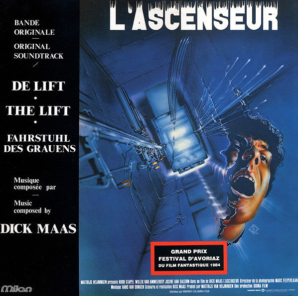 Dick Maas ‎– L'Ascenseur (Bande Originale Du Film), France 1984 Milan ‎– A 242 Vinyl LP