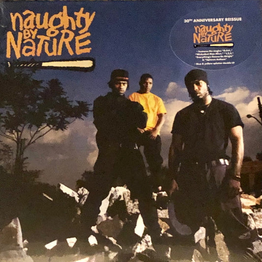 Naughty By Nature - Self-Titled, E.U. 30th Anniversary Blue/Yellow Splatter Vinyl 2xLP