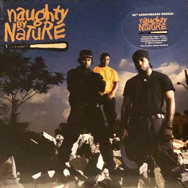 Naughty By Nature - Self-Titled, E.U. 30th Anniversary Blue/Yellow Splatter Vinyl 2xLP