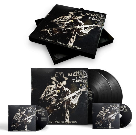 Neil Young - Promise Of The Real Noise And Flowers, Numbered Deluxe Edition Box Set (LP, CD, Bluray)