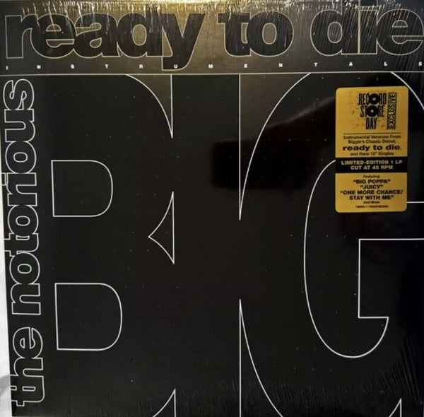 Notorious B.I.G. ‎– Ready to Die Instrumentals, Ltd. Ed. 45RPM Vinyl LP RSD 2024