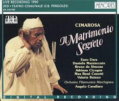 Domenico Cimarosa ‎– Il Matrimonio Segreto. 1991 Nuova Era Records ‎– DR 3107-08 2xCD
