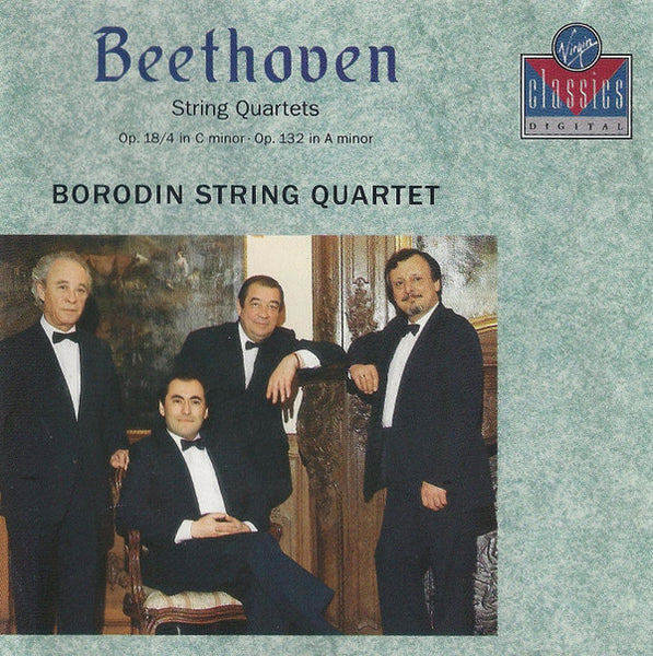 Beethoven - Op. 18/4 In C Minor, Borodin String Quartet. W. Germany 1989 Virgin Classics VC 7 90746-2