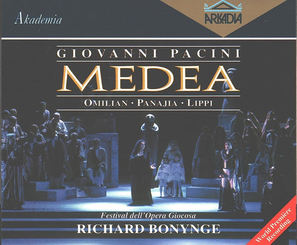 Giovanni Pacini - Medea, Bonynge, Savona Symphony Orchestra. Arkadia AK 146.2