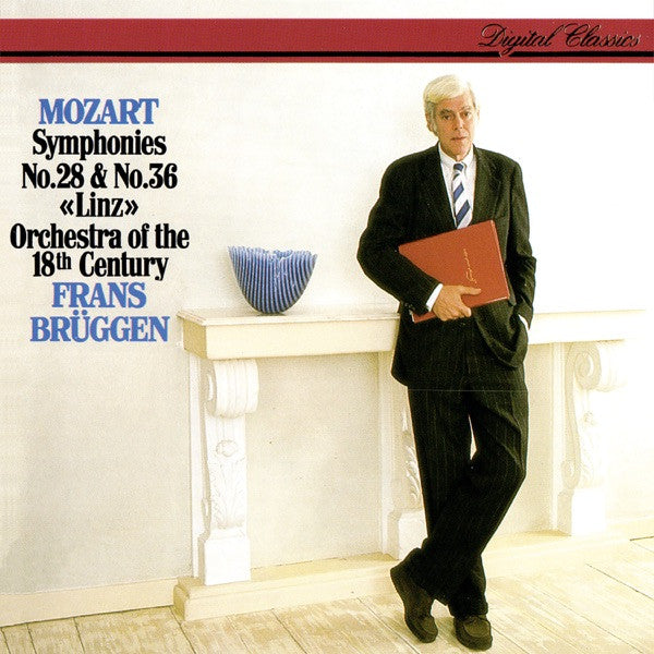 Mozart, Symphonies No. 28 & No. 36 "Linz". Orchestra Of The 18th Century, Brüggen, EU Philips Classics ‎– 432 177-2