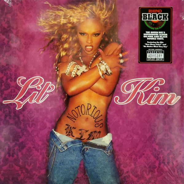 Lil' Kim ‎– The Notorious KIM. Pink/Black Split Coloured Vinyl LP