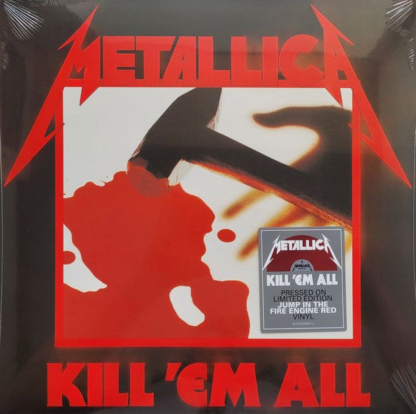 Metallica – Kill 'Em All. Ltd. Ed. Red Black Marbled Coloured Vinyl LP