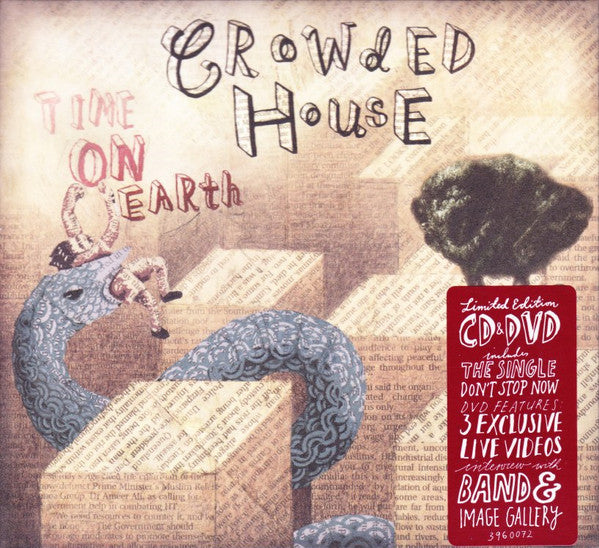 Crowded House ‎– Time On Earth, CD / DVD, Parlophone ‎– 00946 396 007 2 4, (Factory Sealed)