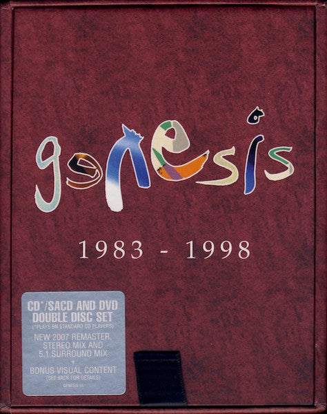 Genesis - 1983 - 1998 - SACD / DVD Box Set (2007) Virgin – CDBOX 13 (Factory Sealed)