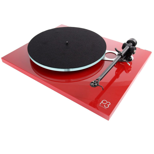REGA Planar 3 Turntable (Red) - No Cartridge
