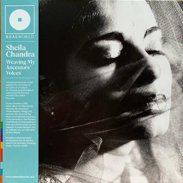 Sheila Chandra – Weaving My Ancestors' Voices, Real World Records LPRW24X, Blue Vinyl LP
