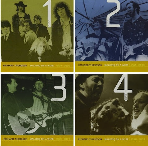Richard Thompson – Walking On A Wire 1968-2009, 4xCD Box Set 2009 Shout! Factory – 826663-11087 Richard Thompson – Walking On A Wire 1968-2009, 4xCD Box Set 2009 Shout! Factory – 826663-11087