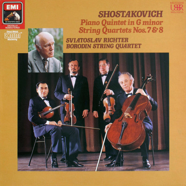 Shostakovich / Richter, Borodin String Quartet, UK EMI / Melodiya EL 27 0338 1