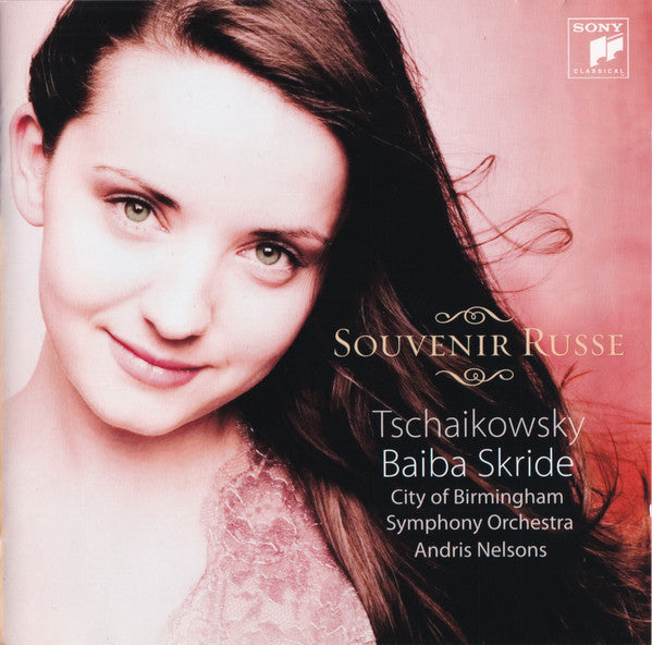 Autographed by Baiba Skride, Tschaikowsky – Souvenir Russe, Andris Nelsons. Sony Classical ‎– 88697214232