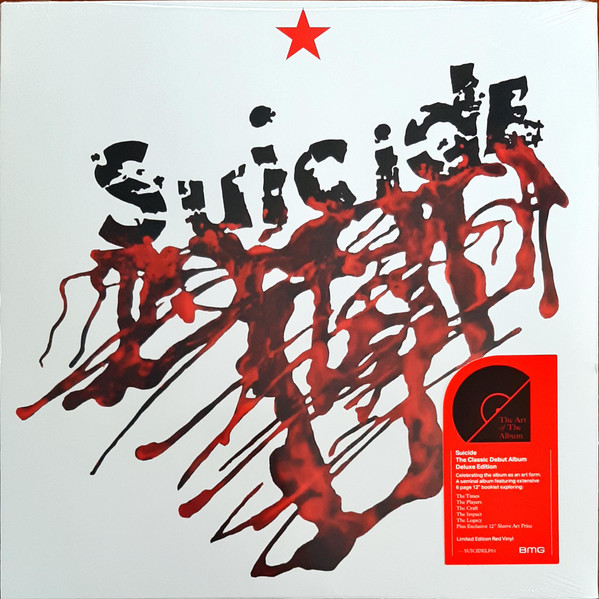 Vinyl album cover of Suicide – Debut Album, Deluxe Edition, Red Vinyl LP