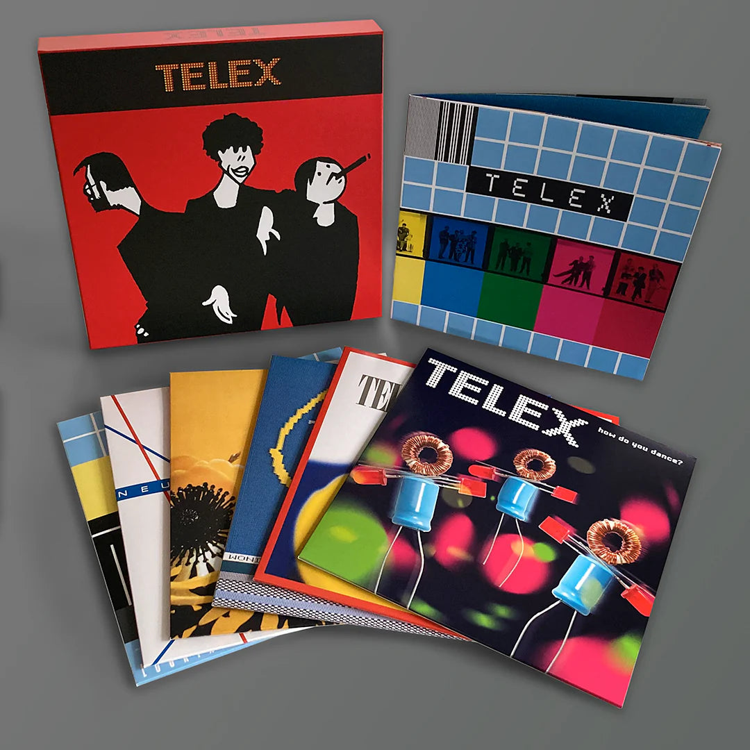 Telex - Self-Titled, Limited Edition 6xLP Box Set, Coloured Vinyl, Mute – TELEXBOX1 Telex - Self-Titled, Limited Edition 6xLP Box Set, Coloured Vinyl, Mute – TELEXBOX1