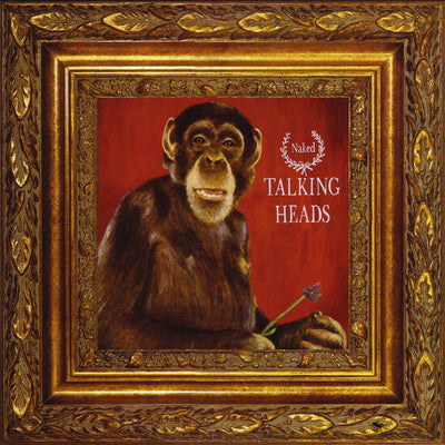 Naked purple vinyl LP by Talking Heads, collectible vinyl new wave/art rock album, colorful abstract cover artwork