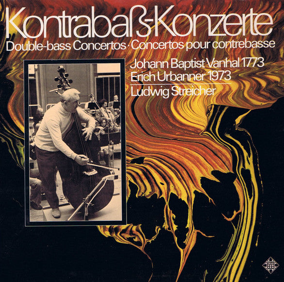 Vanhal - Urbanner: Double-Bass Concertos- Streicher / Costa / Urbanner, 1976 Telefunken 6.42045 AW