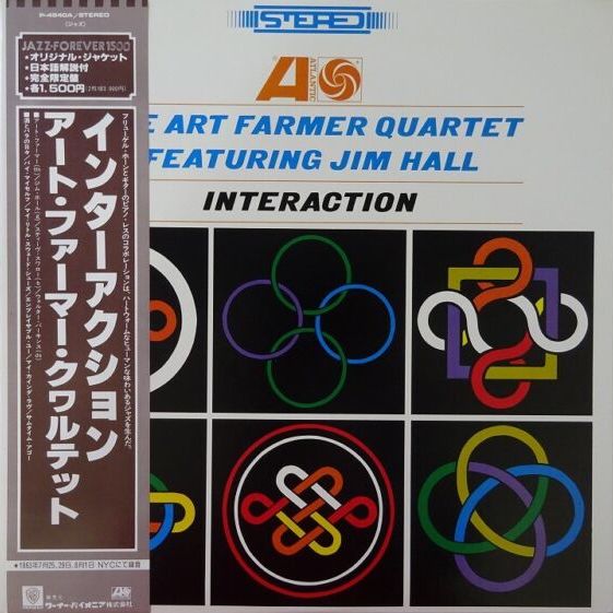 The Art Farmer Quartet Feat Jim Hall - Interaction, 1976 Atlantic P-4540A Japan LP + Obi