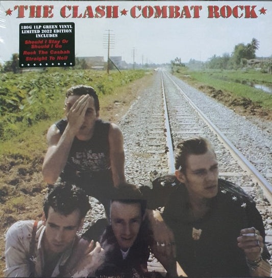 The Clash ‎– Combat Rock, Green Coloured Vinyl LP