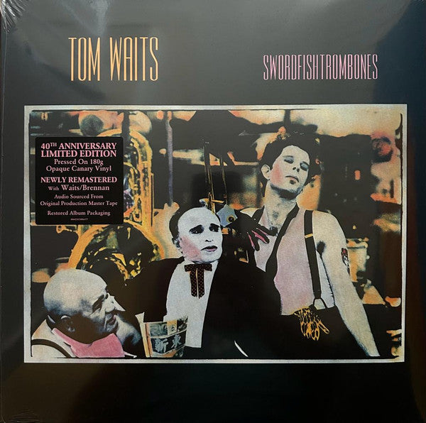 cover art for Swordfishtrombones 40th Anniversary vinyl LP by Tom Waits