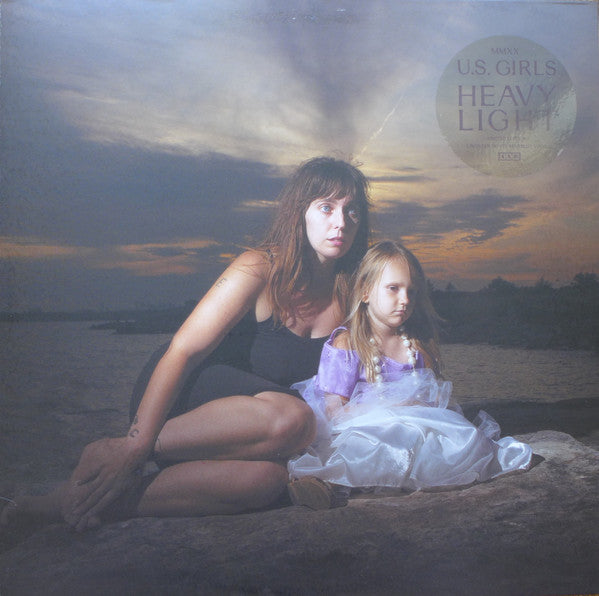 U.S. Girls ‎– Heavy Light. Limited Edition, Lavender/White Marbled Vinyl LP