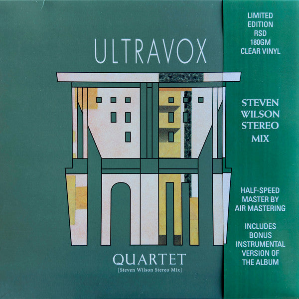 Ultravox – Quartet [Steven Wilson Stereo Mix]. Ltd. Ed. RSD Clear Vinyl 2xLP