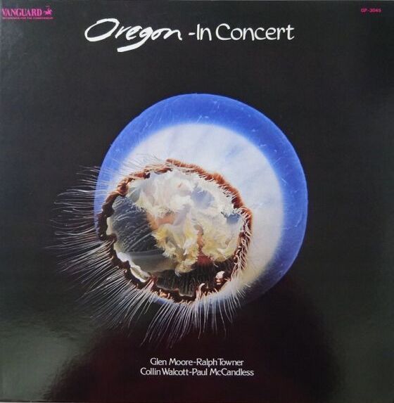 Oregon - In Concert, 1976 Vanguard GP-3045 Japan Vinyl LP + Insert