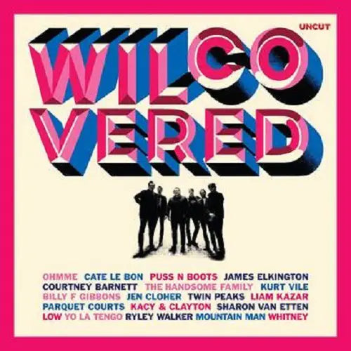 Wilcovered 19 Covers of Wilco 2xLP vinyl, indie rock, colorful collage artwork, collectible vinyl.