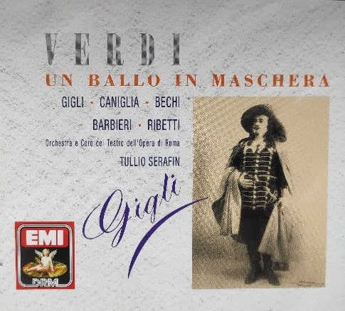 Verdi - Un Ballo In Maschera, Gigli, Caniglia, Serafin. 2xCD W. Germany EMI DRM – CHS 7 69993 2