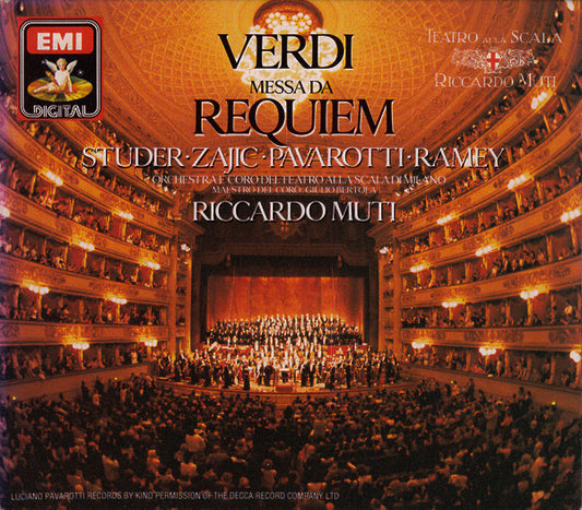 Verdi – Messa Da Requiem, Studer, Riccardo Muti, 1987 W. Germany EMI Digital – CDS 7 49390 2