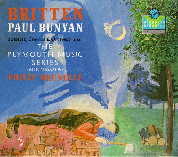 Britten - Paul Bunyan, The Plymouth Music Series, Philip Brunelle. 2xCD Virgin Classics VCD 7 90710-2