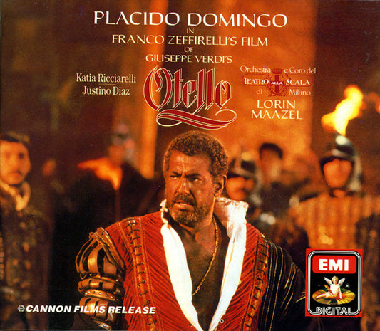 Giuseppe Verdi - Otello, Domingo, Lorin Maazel. W. Germany EMI Digital ‎– CDS 7 47450 8