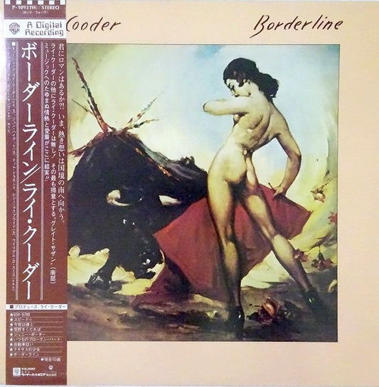 Ry Cooder – Borderline, 1980 Warner Bros. Records – P-10931W Japan Vinyl +Obi