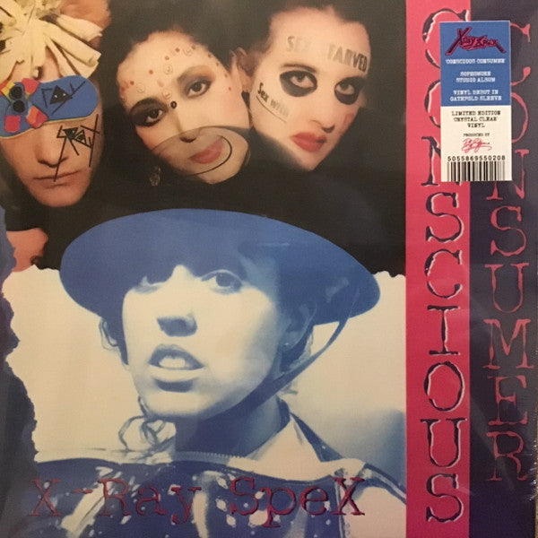 X-Ray Spex – Conscious Consumer, Clear [Crystal Clear] Vinyl LP
