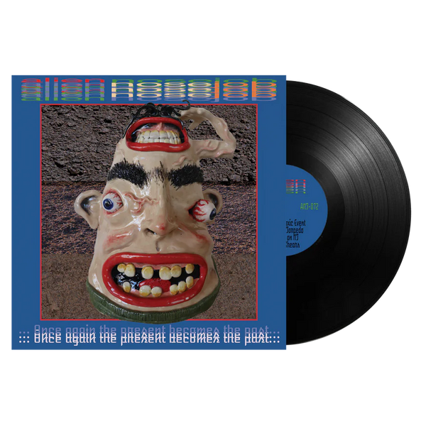 cover art of Once Again The Present Becomes The Past red vinyl LP by Alien Nose Job