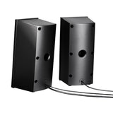 rear view of Audio-Technica AT-SP105 powered bookshelf speakers