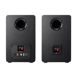 Audio-Technica AT-SP3X powered Bluetooth bookshelf speakers rear view