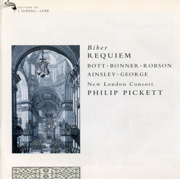 Biber - Requiem, Philip Pickett, Bott, Germany 1994 L'Oiseau-Lyre ‎– 436 460-2