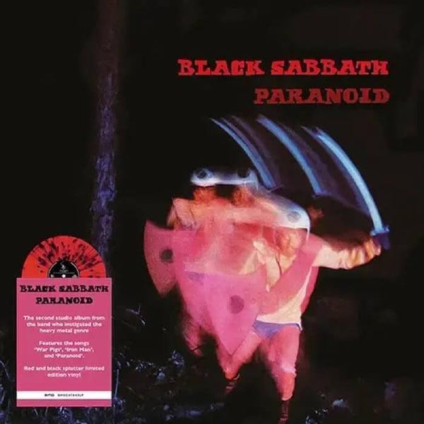 Black Sabbath - Paranoid, Splatter Vinyl LP RSD 2024